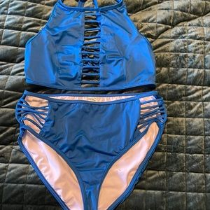 Pretty blue bikini